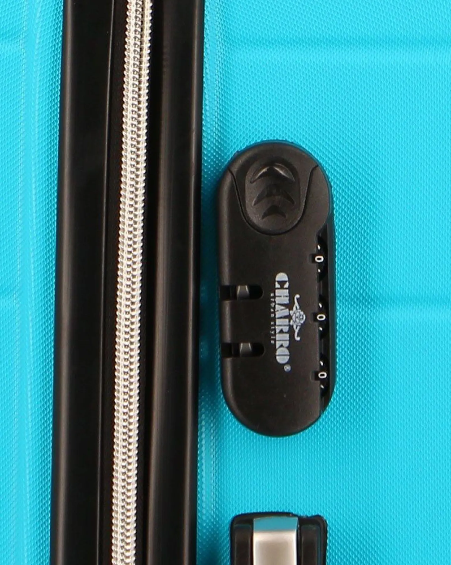 CHARRO - TROLLEY IN ABS A RIGHE ORIZZONTALI CON 4 RUOTE DOPPIE