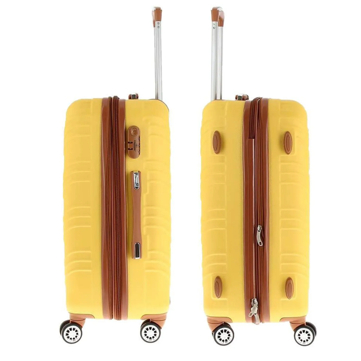 CHARRO- Trolley in ABS con 4 ruote doppie ed espansione