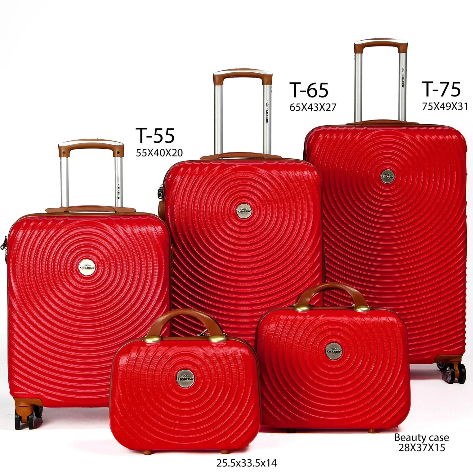 CHARRO - TROLLEY IN ABS E 4 RUOTE DOPPIE