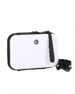 CHARRO - Trousse bianca con tracolla regolabile removibile