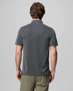 COLUMBIA - POLO MEZZA MANICA   NELSON POINT GRIGIA  DA UOMO,  1772721_011
