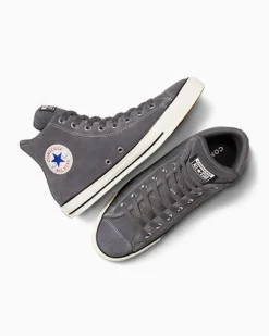 CONVERSE - CTAS WIDE HI DARK MATTER/EGRET/BLACK Scarpa grigia imbottita da uomo