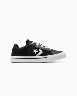 CONVERSE SCARPA SPORT CASUAL OX NERA E BIANCA A12625C numerata 28-35