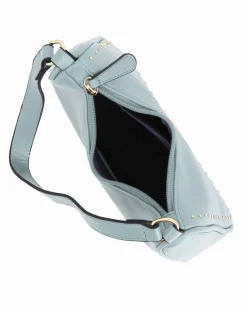 CORTINA POLO STYLE - Borsa a spalla avio con dettaglio borchie, tracolla removibile