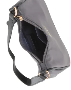 CORTINA POLO STYLE - Minibag grigia con tracolla removibile