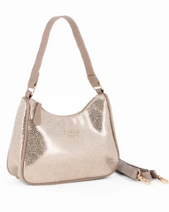 CORTINA POLO STYLE - Minibag oro con tracolla removibile