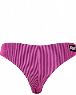 COSTUME SLIP RIBBED BRAZILIAN PINK-BLACK