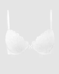 COTONELLA - REGGISENO DANIELA PUSH-UP CON FERRETTO ESSENTIAL BIANCO - CD023