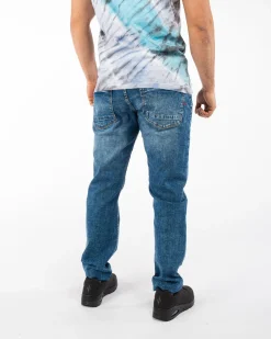 COVERI MOVING - JEANS 5 TASCHE PROFILO TASCA ROSSO