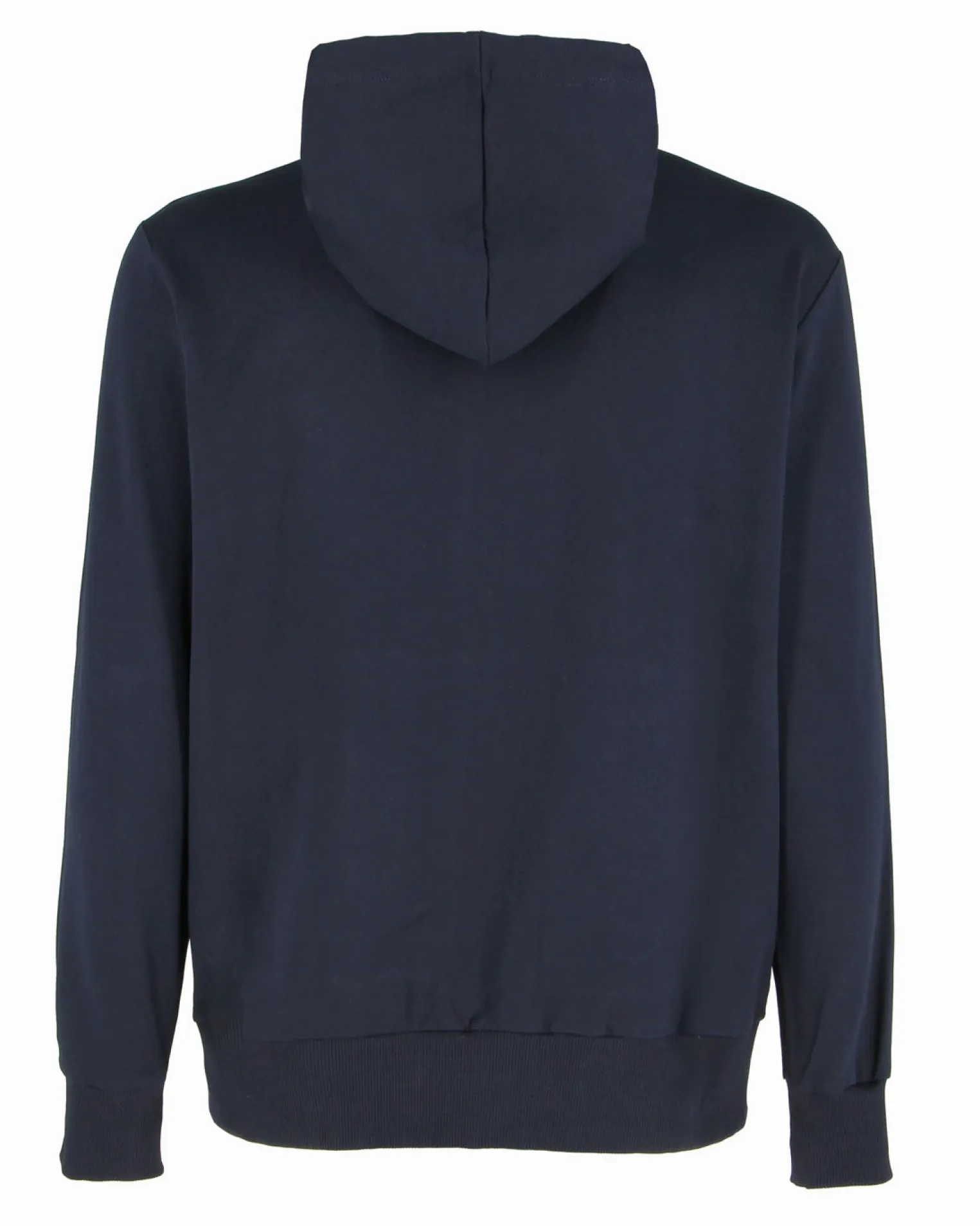 CUBA 10 - Felpa blu con cappuccio e zip in cotone