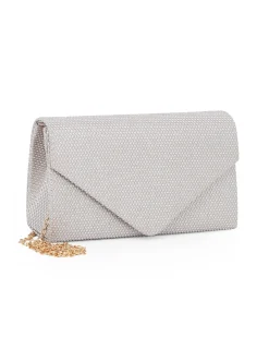 DIVAS - Pochette con patta rosa glitterata