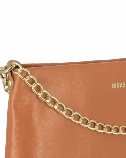 DIVAS - POCHETTE CUOIO IN PELLE CON CATENA