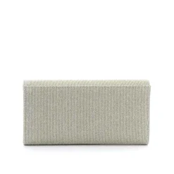 DIVAS- Pochette lurex con bordo metallico a chiusura