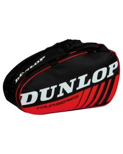 DUNLOP - BORSONE PORTA RACCHETTE NERO E ROSSO PALETERO - 623854