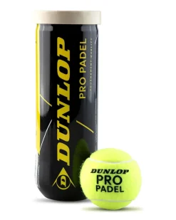 DUNLOP - PALLE DA TENNIS PB PRO PADEL (TUBO 3 PALLE), 601552