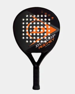 DUNLOP ROCKET ULTRA - Racchetta da padel in grafite nera e arancione