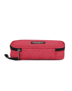 EASTPACK - ASTUCCIO OVAL SINGLE ROSSO CARMINIO GLITTERATO, EK000717_2Z61