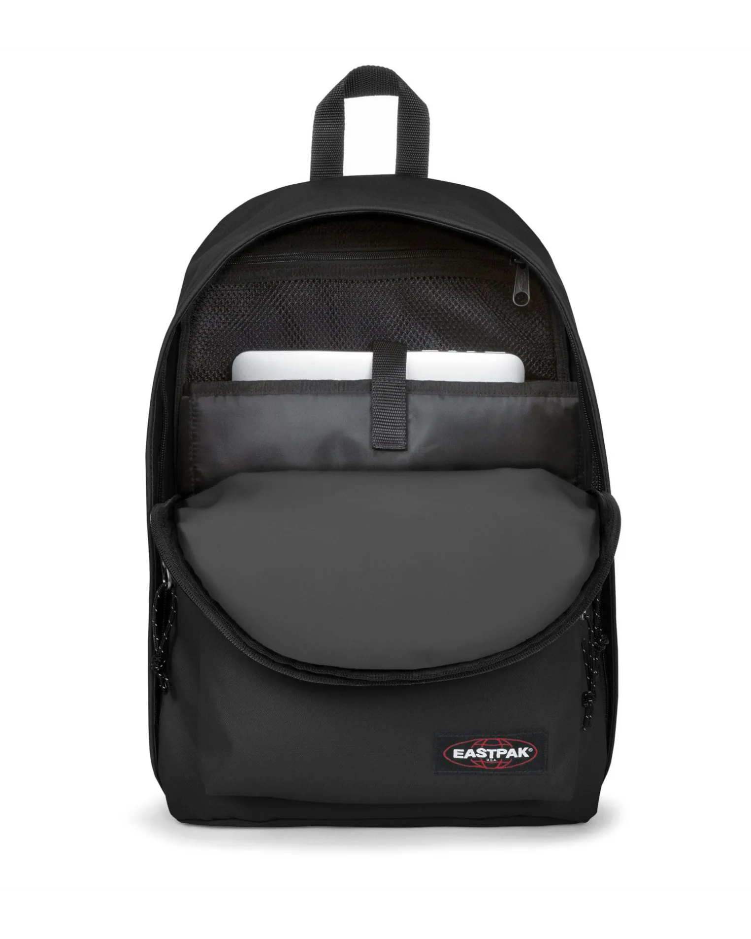 EASTPAK - Zaino OUT OF OFFICE nero con tasca frontale e scomparto laptop