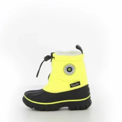 ENRICO COVERI CONTEMPORARY - MOOMBLAMK KID Doposci gialli/neri con coulisse e pelliccetta interna