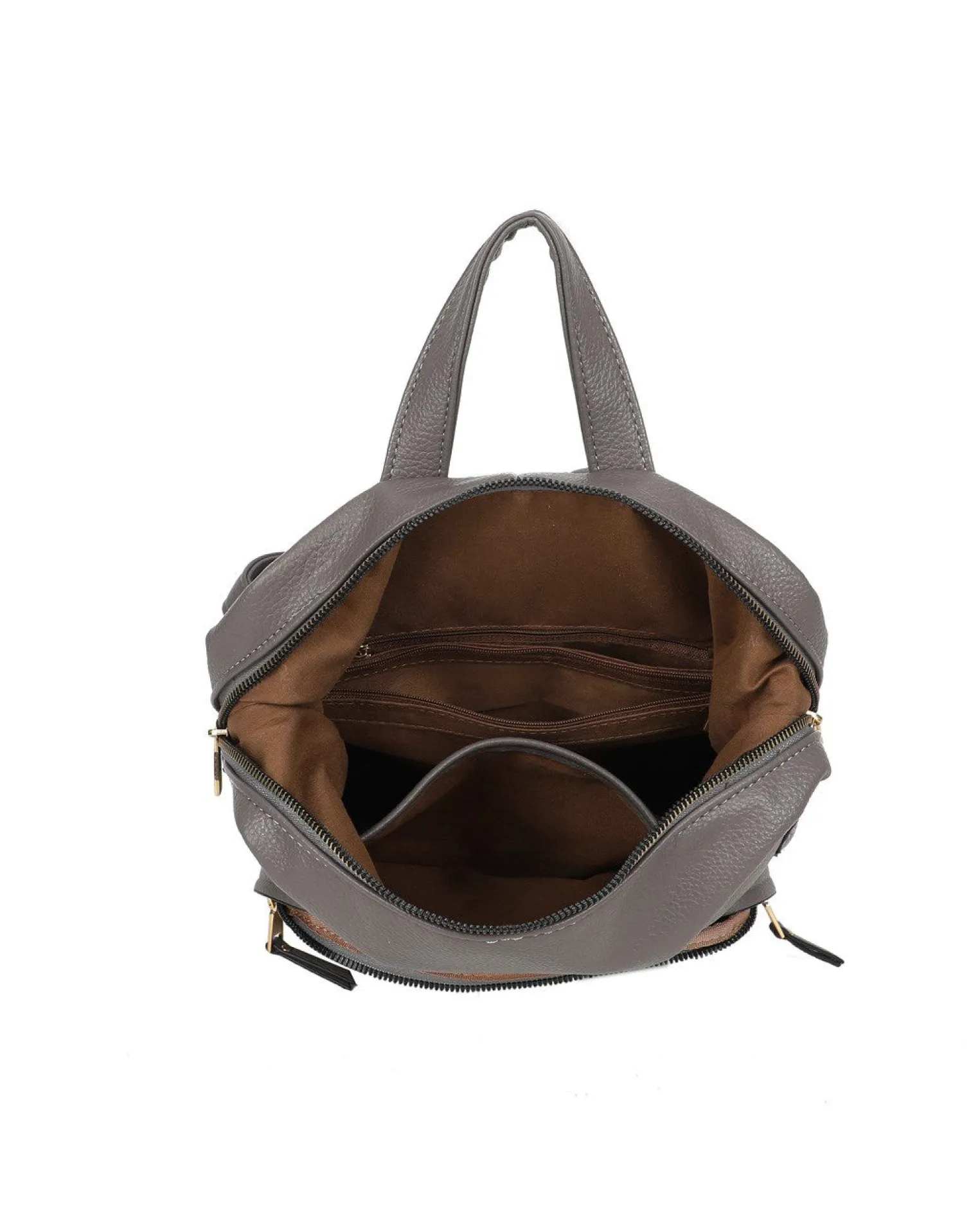 ENRICO COVERI - Zaino grigio con tascone frontale