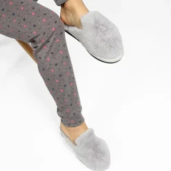 FZ - Pantofole grigie in peluche