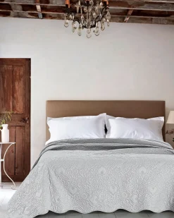 FZ - Trapuntino una piazza grigio trama kimberly, 170x250CM