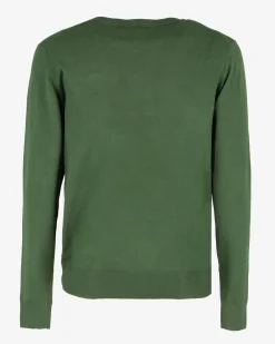 GIANMARCO VENTURI - Maglia a manica lunga verde da uomo