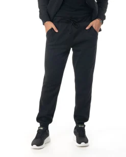 GIANMARCO VENTURI - Pantalone felpa nero da uomo