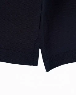 GIANMARCO VENTURI - Polo mezza manica blu scuro