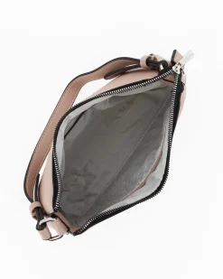 GIANMARCO VENTURI - Tracolla beige con tasca frontale