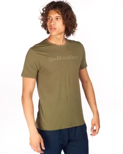 GIANMARCO VENTURI - Tshirt manica corta beige da uomo