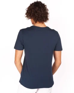 GIANMARCO VENTURI - Tshirt manica corta blu scuro da uomo