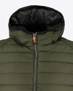GILET CON CAPPUCCIO RIP STOP