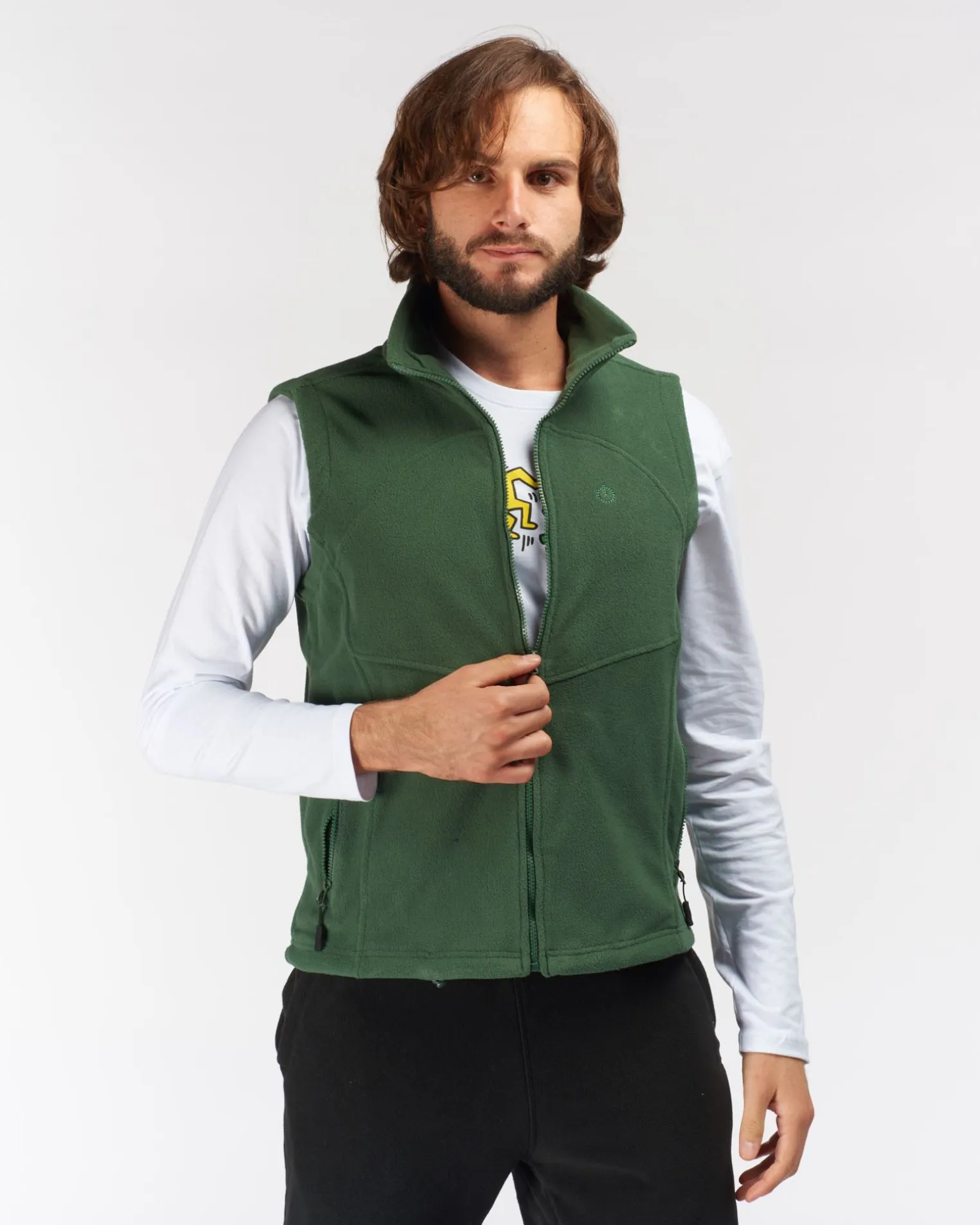 GILET PILE FOREST