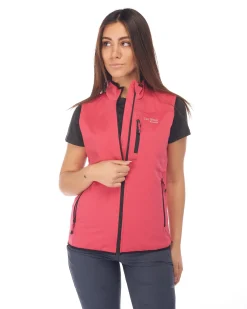 GILET SOFTSHELL LORENA FUXIA
