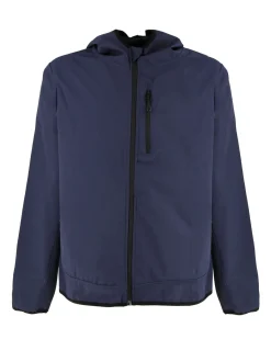 GIUBBINO C/CAPP.SOFTSHELL TEADEO BLU
