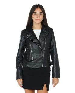 GIUBBINO ECOPELLE CHIODO BASIC
