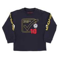 GIVOVA - BABY M TSHIRT MANICA LUNGA LOGO CON PALLONE