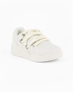 GLOBO ROSA - Sneakers beige con lacci a corda