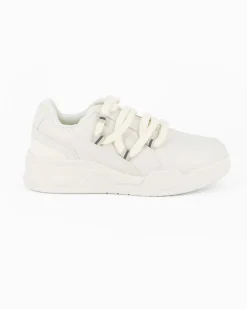 GLOBO ROSA - Sneakers beige con lacci a corda