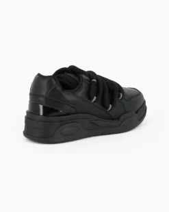 GLOBO ROSA - Sneakers nera con lacci a corda