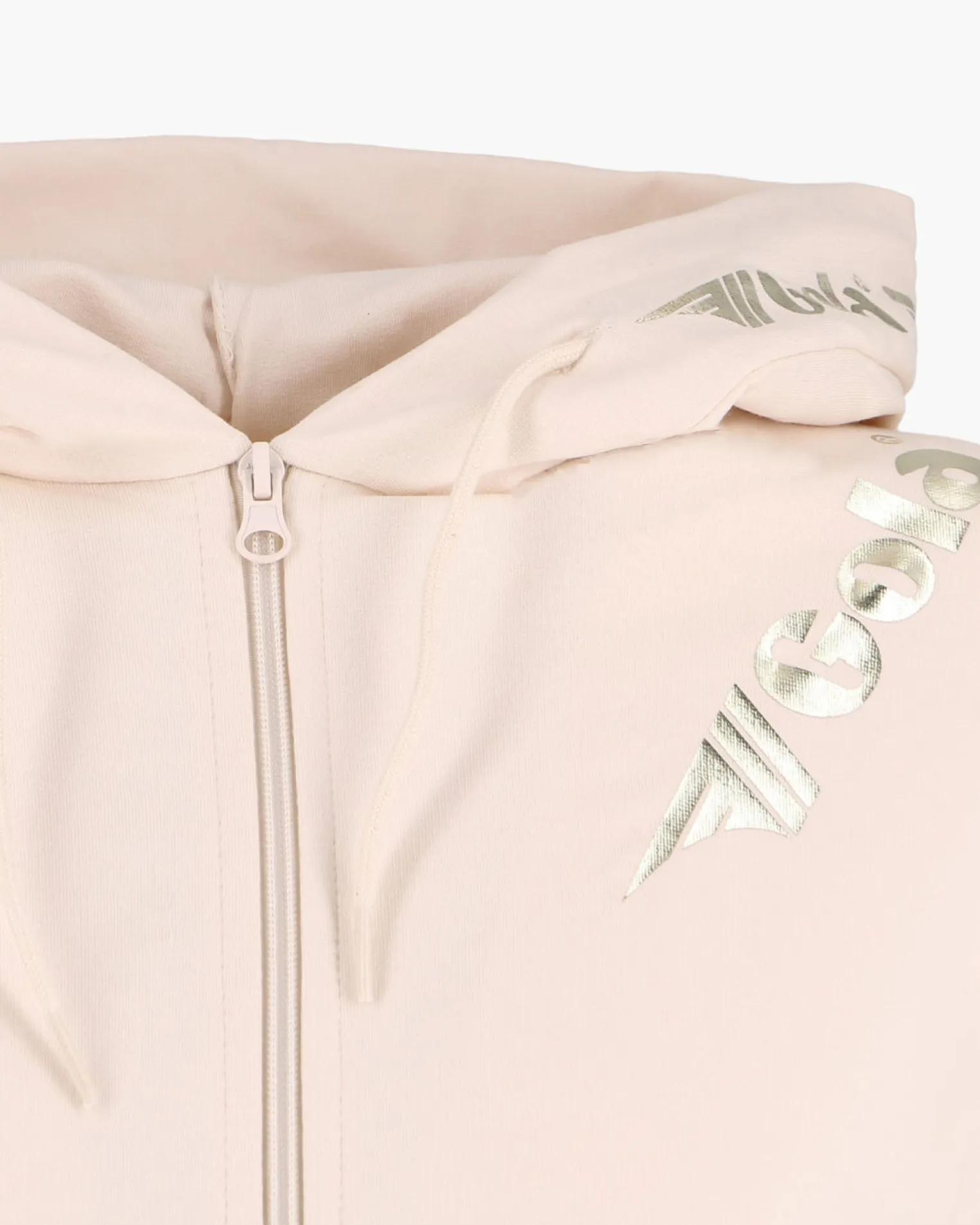 GOLA - FELPA CON CAPPUCCIO FULL ZIP CREMA DA DONNA