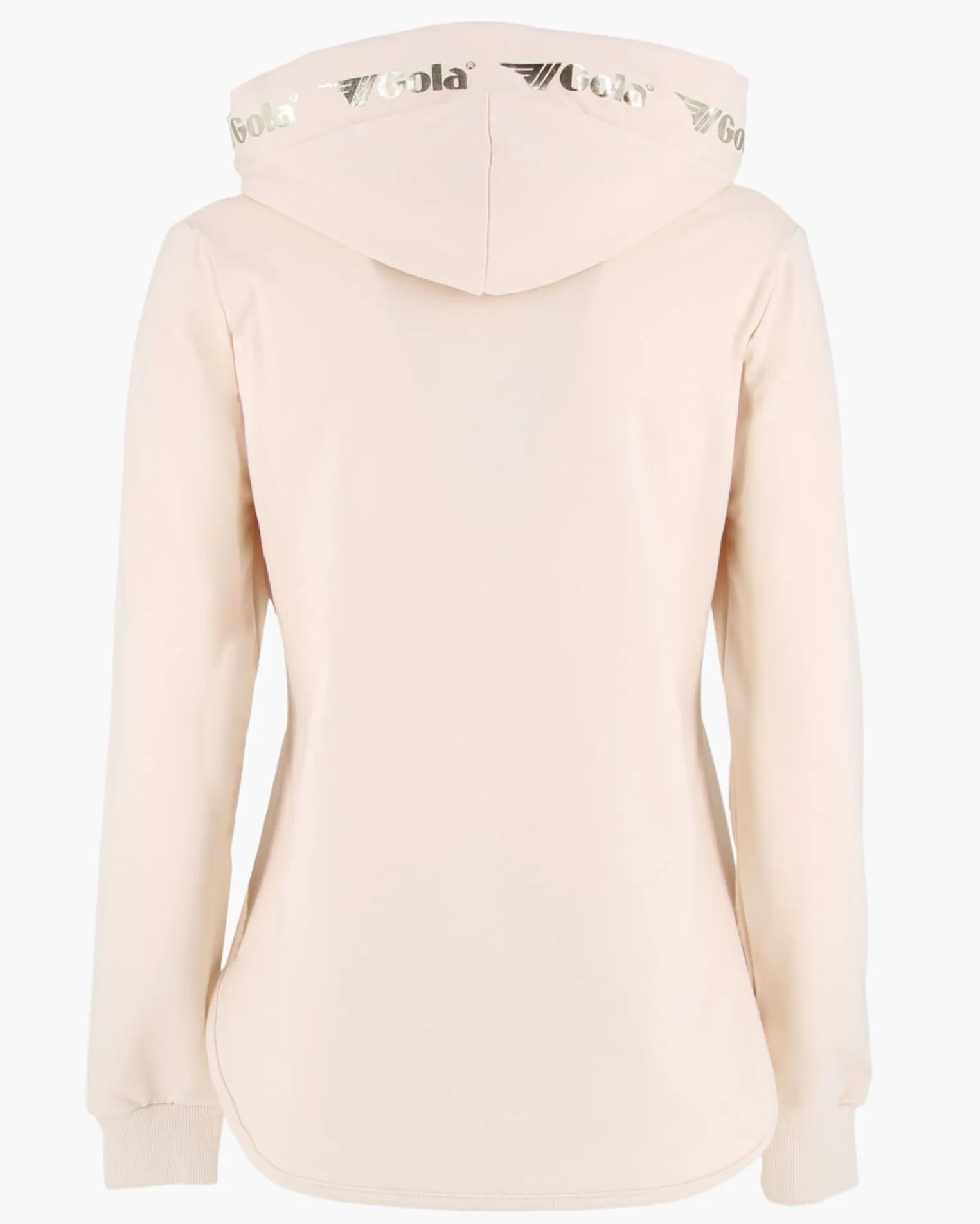 GOLA - FELPA CON CAPPUCCIO FULL ZIP CREMA DA DONNA