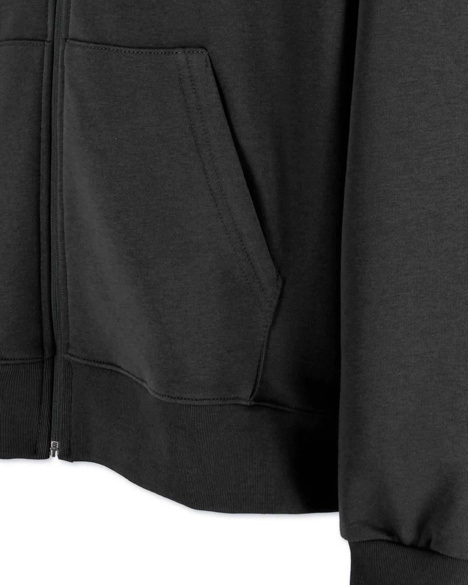 GOLA - FELPA NERA DA UOMO CON ZIP E CAPPUCCIO