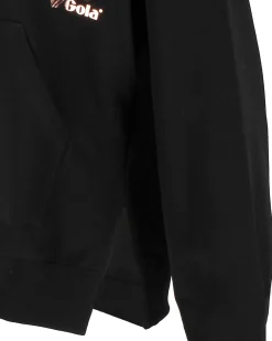 GOLA - FELPA NERA FULL ZIP CON CAPPUCCIO DA DONNA