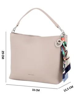 HOBO BAG A SPALLA 1MAN. C/CHARM+FOULARD