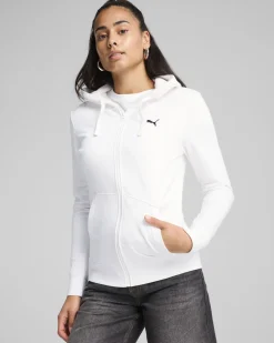 JACKET C/CAPP.ESS FZ HD TR WHITE