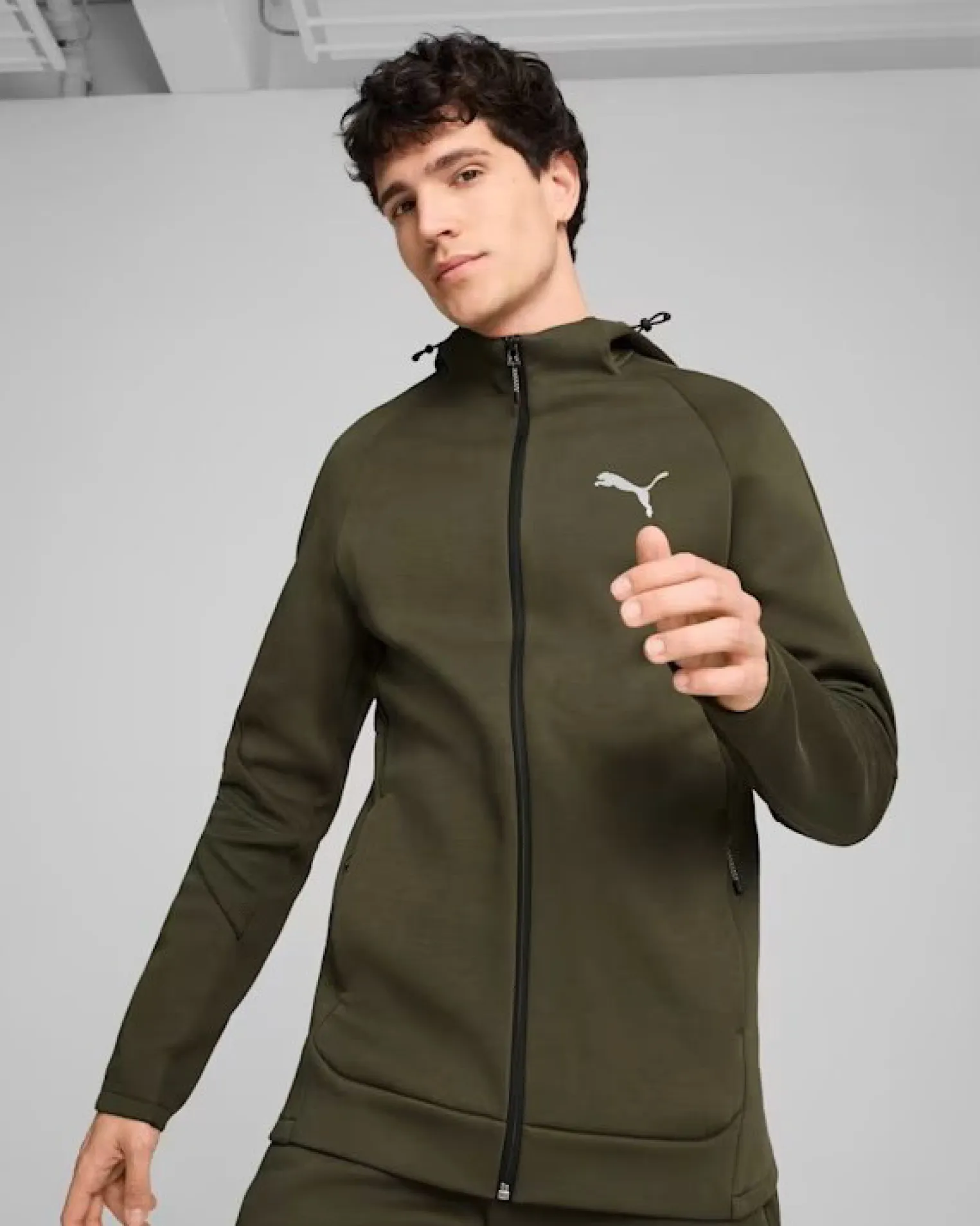 JACKET C/CAPP.EVOSTRIPE FZ HD DK OLIVE