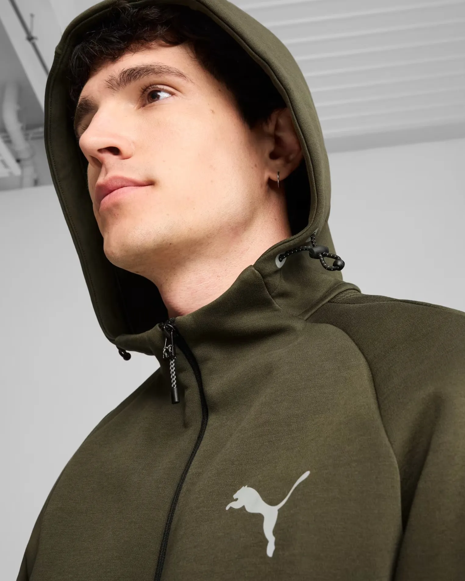 JACKET C/CAPP.EVOSTRIPE FZ HD DK OLIVE