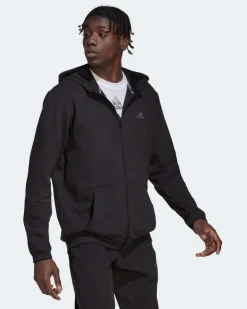 JACKET C/CAPP.FZ HOOD BLACK-GREY
